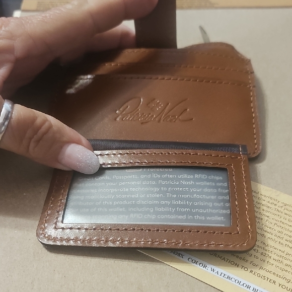 Patricia Nash Multicolor Leather Card Holder - Picture 4 of 7